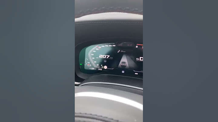 Top speed BMW M5 320 km/h