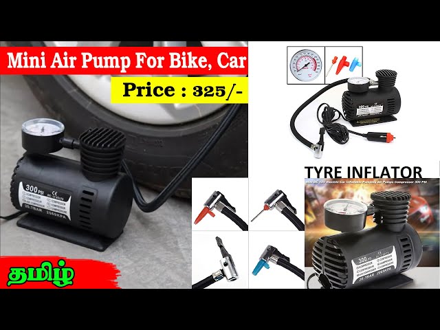 Drasert 160 psi Tyre Air Pump for Car & Bike Price in India - Buy