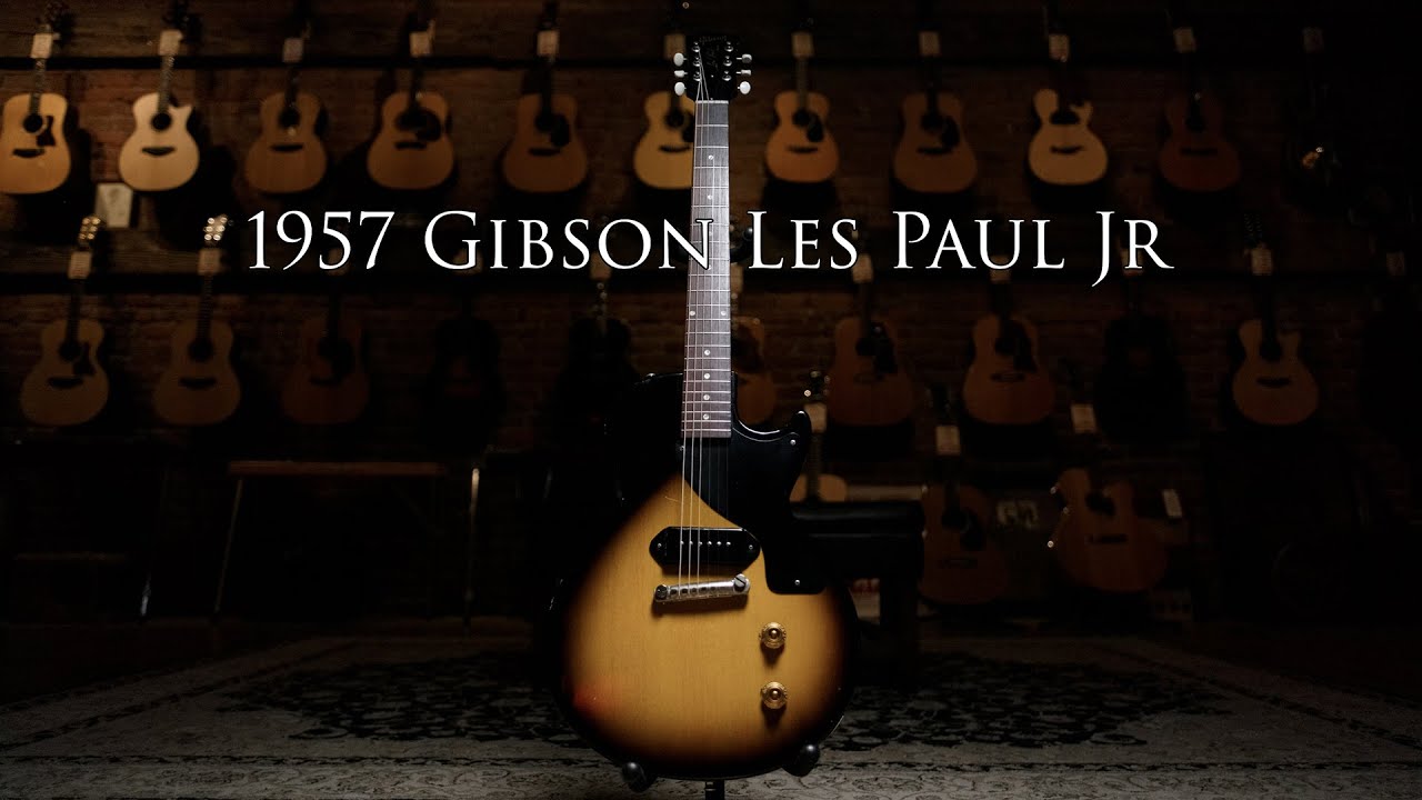 1957 Gibson Les Paul Junior - YouTube