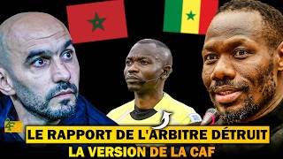 LA BOMBE DU MONDE : Le rapport de l'arbitre détruit la version de la CAF