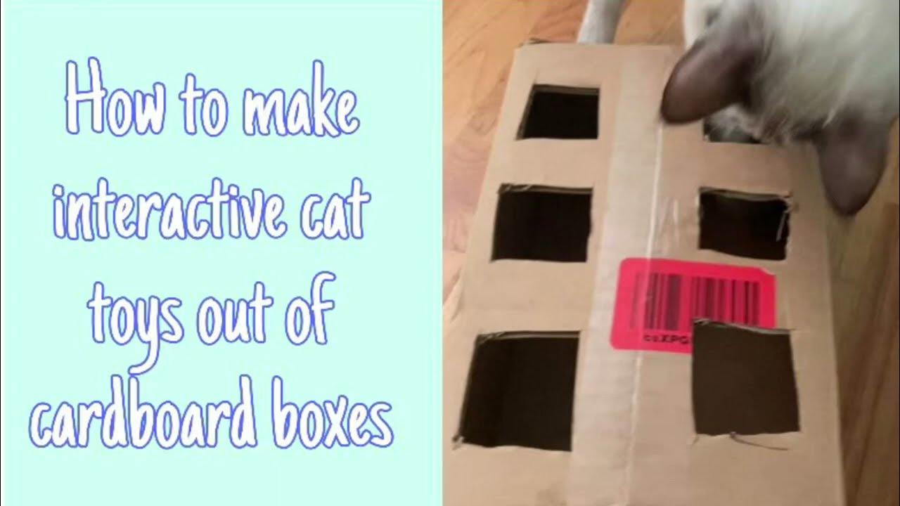 How To Make Cat Toys With Cardboard How To Make Cat Toys With Cardboard