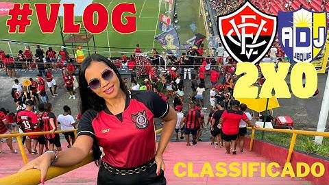 VLOG VITORÍA 2 X 0 JEQUIÉ  #vitória #ecvitoria