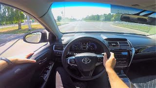 2016 TOYOTA CAMRY - Relaxing POV Test Drive, acceleration 0-100 km/h