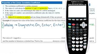 *Statistical Methods (STA 2023) - Section 10.1: Part 2 of 3 - The Linear Correlation Coefficient