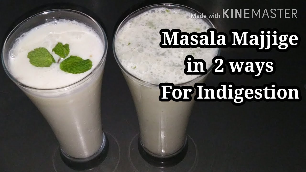 Masala Buttermilk for Indigestion/ಅಜೀರ್ಣಕ್ಕೆ ಮನೆಮದ್ದು ಮಸಾಲಾ ಮಜ್ಜಿಗೆ