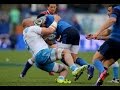 Sergio parisse foils french counter attack italy v france 15th march 2015