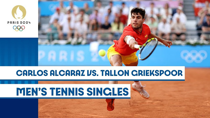 🇪🇸 Carlos Alcaraz vs. Tallon Griekspoor 🇳🇱 | Men's Tennis Singles | #Paris2024 Highlights