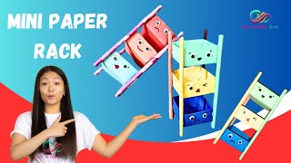 Origami Paper Desk Organizer | Miniature Origami Rack | Миниатюрная стойка для бумаги своими руками