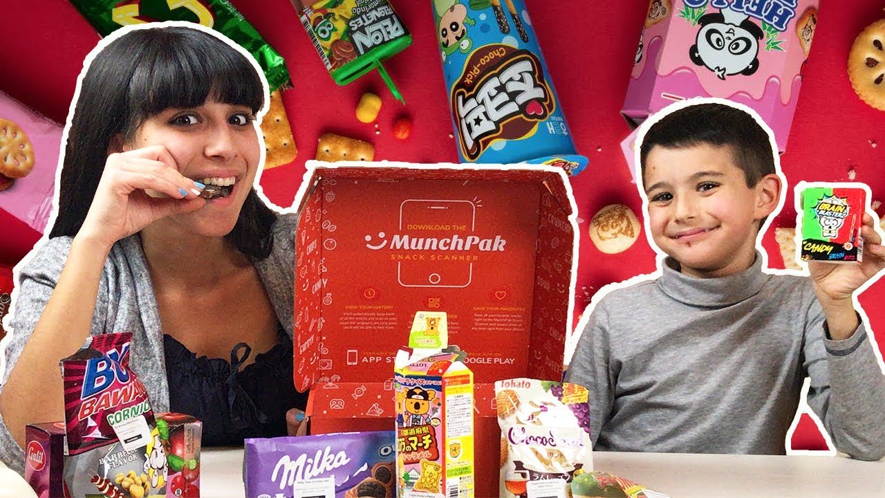 STRANI ASSAGGI DA TUTTO IL MONDO CON  MUNCHPAK - 🐼 Tina & Pippo Review