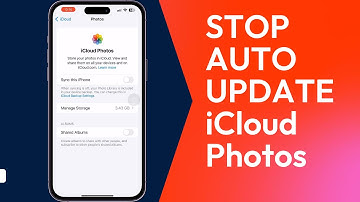 How to Stop Auto Upload Photos in iCloud