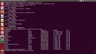 Docker : Set up apache webserver using dockerfile