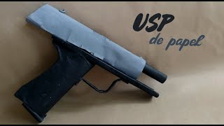 Como hacer una Pistola (USP) de papel