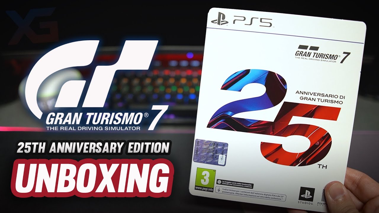 GRAN TURISMO 7 25th ANNIVERSARY PS5 Unboxing 
