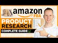 COMPLETE Amazon FBA Product Research Tutorial - How To Find A Profitable Product To Sell In 2022