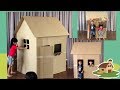 How to build cardboard playhouse