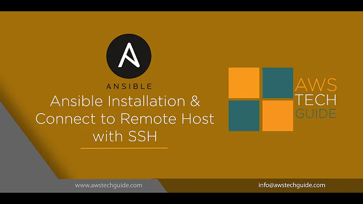 Install Ansible and Connect to Remote Hosts with SSH