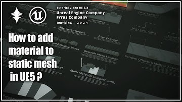 UE5 Tutorial: Adding Materials to Static Meshes!