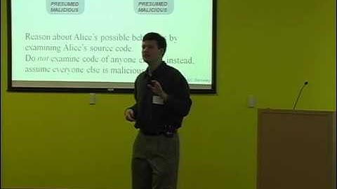 Object Capabilities for Security