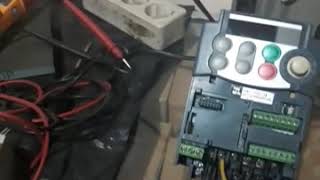 Tes On Inverter Drive Frenic Mini 0.75Kw 1Hp 220V Out 3Phasa