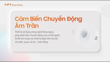 Hướng dẫn cấu hình cảm biến chuyển động âm trần