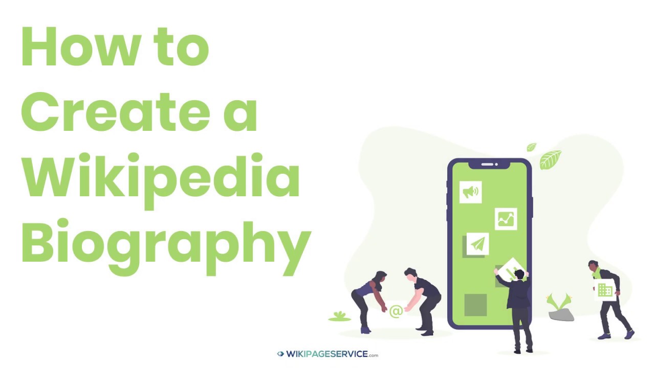 create wikipedia biography