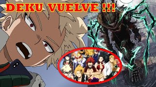 DIRECTO !!! El REGRESO de la CLASE 2 A !!! Podrán Convencer a DEKU ??? Boku no Hero 318