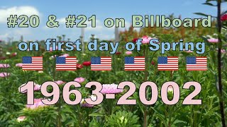Billboard on first day of Spring (#20 and #21 each year 1963-2002)