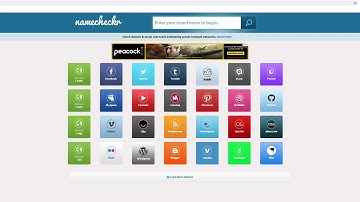 Using NameCheckr To Check Social Media Profile Availability BEFORE Buying A New Domain Name