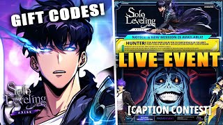 [Solo Leveling Arise] GLOBAL GIFT CODES & New OFFICIAL Live EVENT!!!