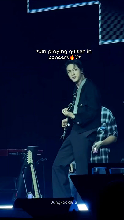 Bts Jin Playing Guiter In Concert🔥🫶 #bts #shortsfeed #btsjin #trendingshorts