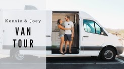 VAN TOUR | 19 year old couple transforms van to travel the world