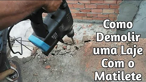 Como quebrar uma laje de concreto?