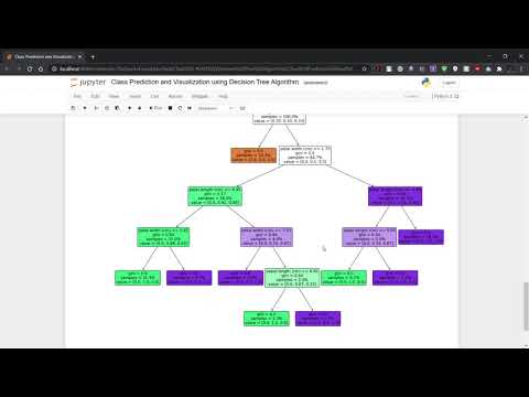 Class Prediction and Visualization using Decision Tree Algorithm