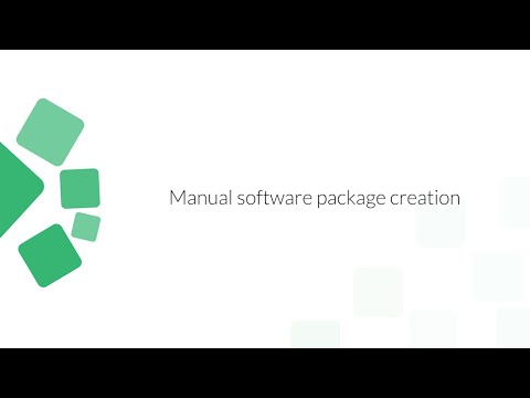 Creating software packages manually in Desktop Central
