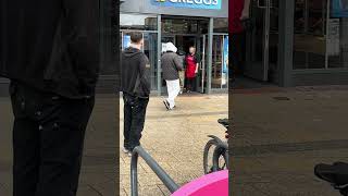 Famous Thief gets a hard push by an employee of Greggs👌 Net Worth