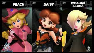 Witch Battle Peach Vs Daisy Vs Rosalina