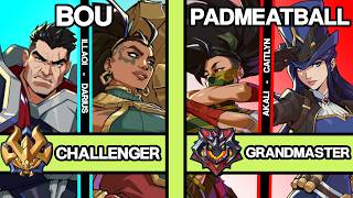 2XKO ▰ BOU (Illaoi-Darius) vs PADMEATBALL (Akali-Caitlyn) ▰ 2XKO Pro Replays