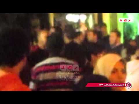 رصد الاعتداء على مسيره الغربيه طنطا اول امس