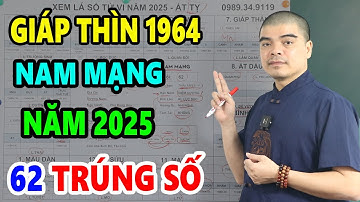Tử Vi Tuổi Giáp Thìn 1964 Nam Mạng Năm 2025, CỰC MAY CỰC GIÀU, Trúng Số Đổi Đời