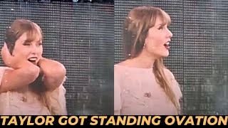 Taylor Swift got a standing ovation from audience in lisbon eras tour in Portugese,