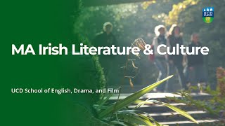 MA Irish Literature and Culture (UCD English)