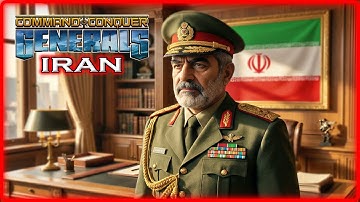 C&C Generals MOD +18 | Iran’s Next-Gen Army Reveals a Hidden Advantage (New Map)