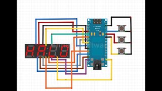 7-segment digital clock with Arduino screenshot 1