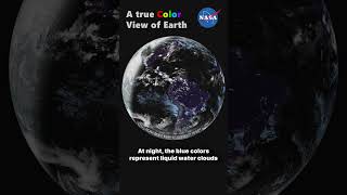 True Color Of Earth - When Viewed With Human Eyes From Space #Space #Earth