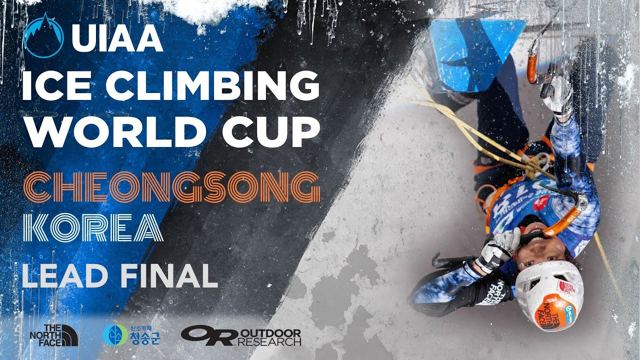 UIAA Ice Climbing World Cup 2024 Cheongson LEAD FINALS YouTube