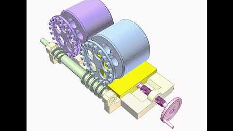 Transmission between two parallel shafts with adjustable axle distance 6
