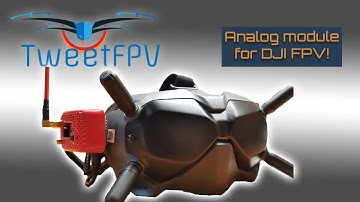 URUAV external Fatshark module for DJI FPV goggles!
