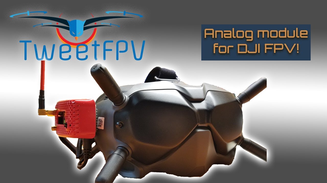 URUAV external Fatshark module for DJI FPV goggles!