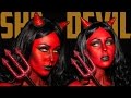 Heaven & Hell She Devil Makeup Tutorial Jordan Hanz / Kristen Leanne | KristenLeanneStyle