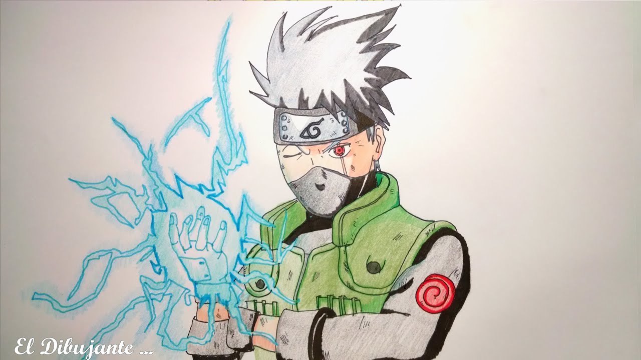 How To Draw Kakashi Sept By Step Youtube